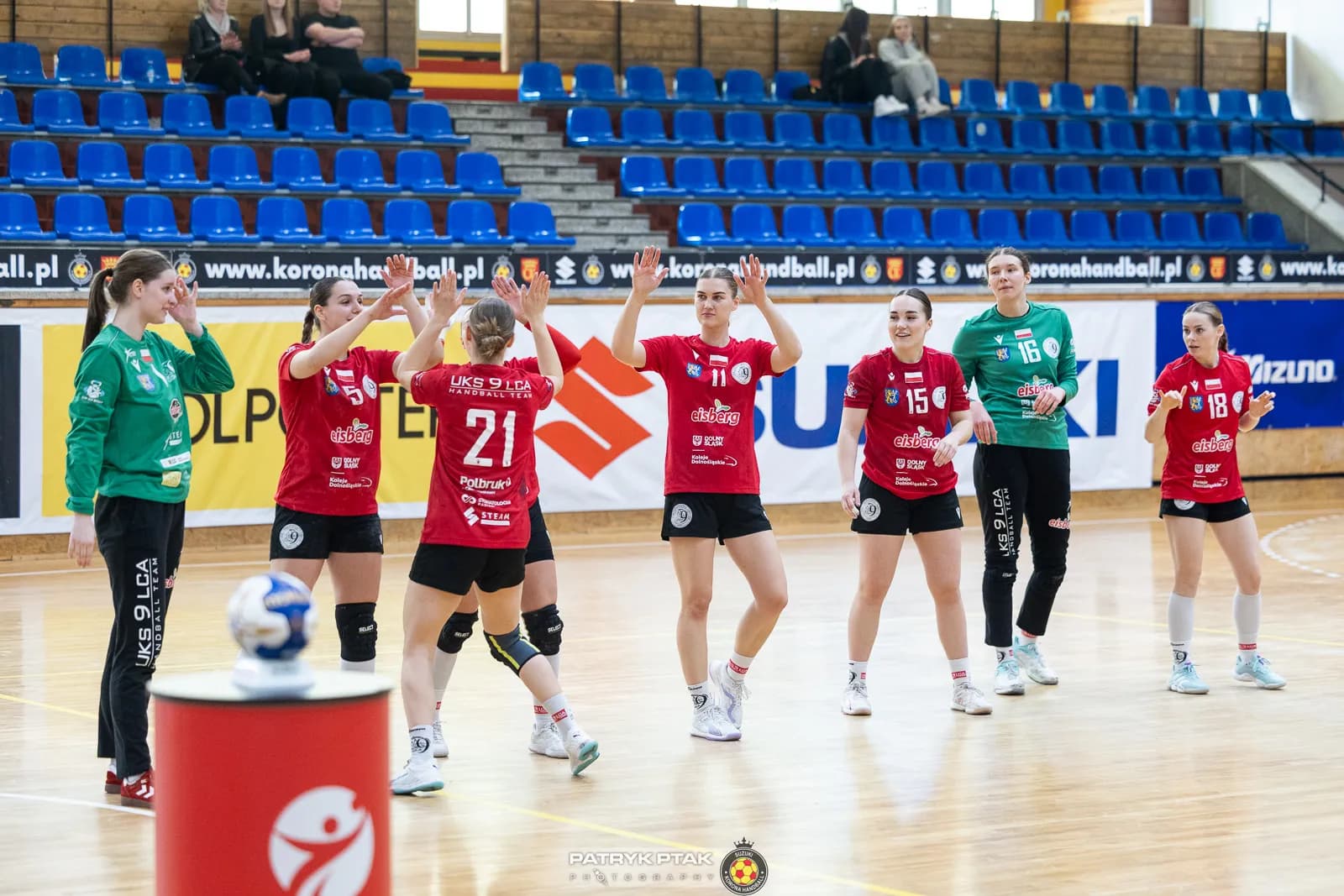 Galeria z meczu Suzuki Korona Handball Kielce – Eisberg Dziewiątka Legnica