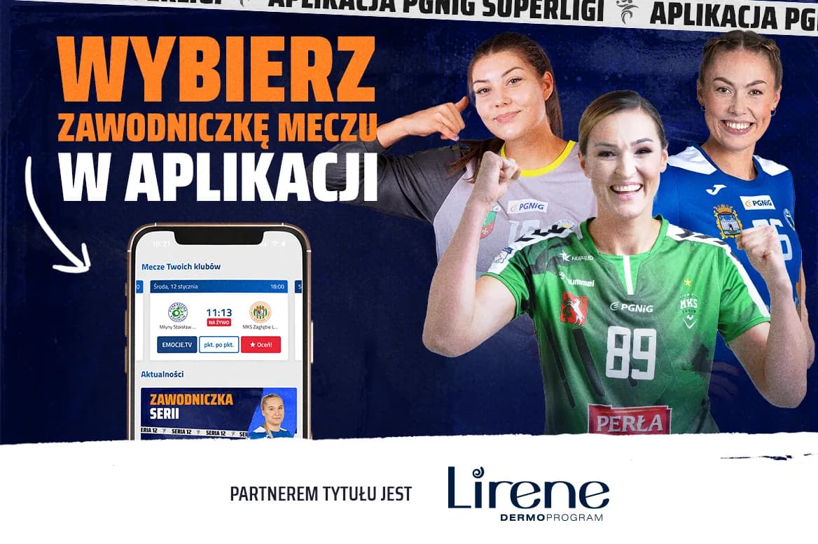 Wybierz najlepszą zawodniczkę meczu w aplikacji mobilnej Superligi