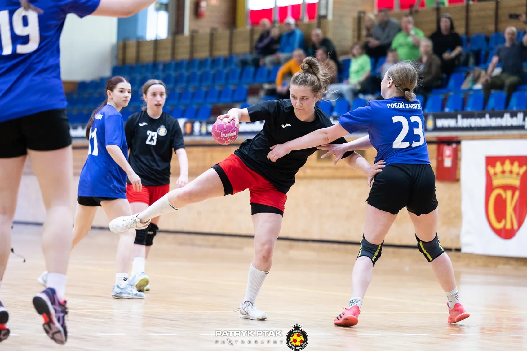 1/16 Finału Pucharu ZPRP młodziczek (Korona Handball Kielce vs SPR Pogoń 1945 Zabrze)