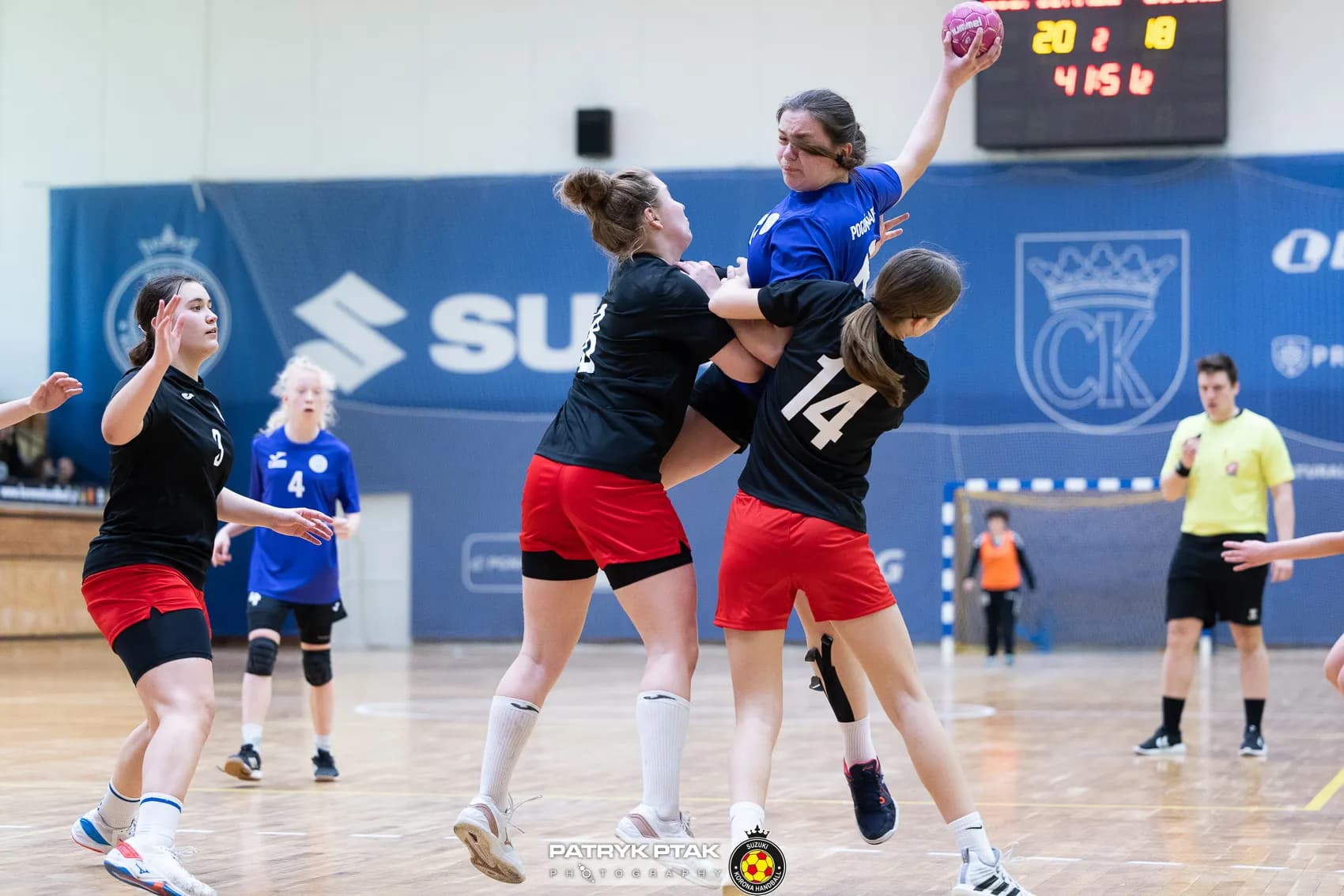 1/16 Finału Pucharu ZPRP młodziczek (Korona Handball Kielce vs SPR Pogoń 1945 Zabrze)