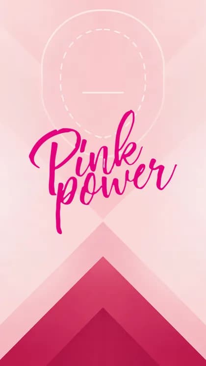 Smugi — Jasne smugi i duży skrypt „Pink power”